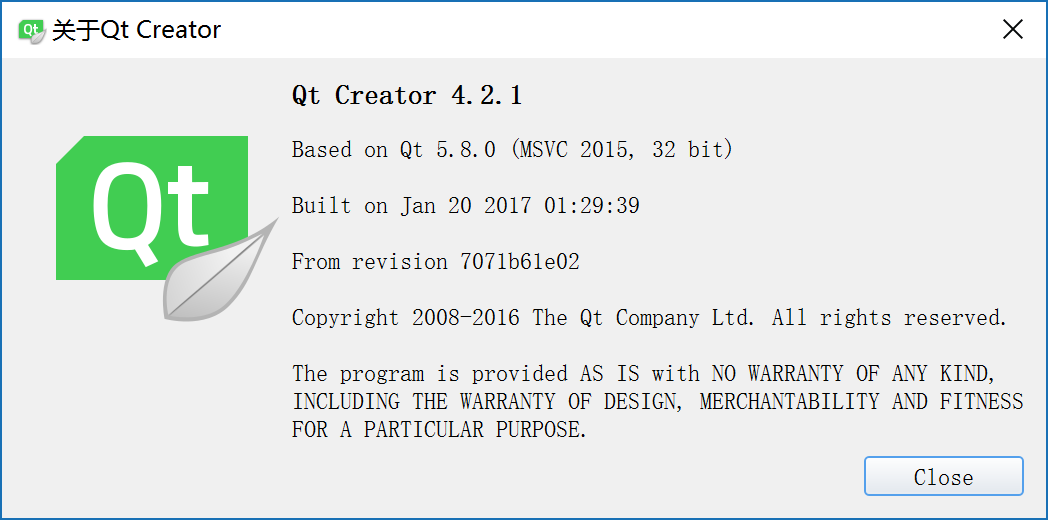 关于QT开发环境在Windows下安装时版本的选择