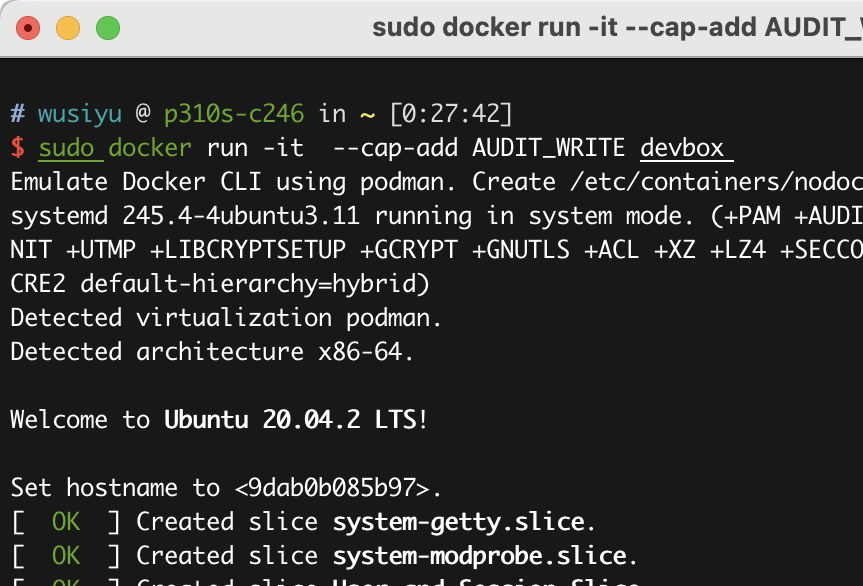 在Docker中的“完整”Ubuntu开发环境容器
